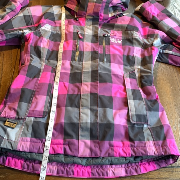 Mountain Hardwear Barnsie Buffalo Plaid Snow Jacket - Picture 11 of 13
